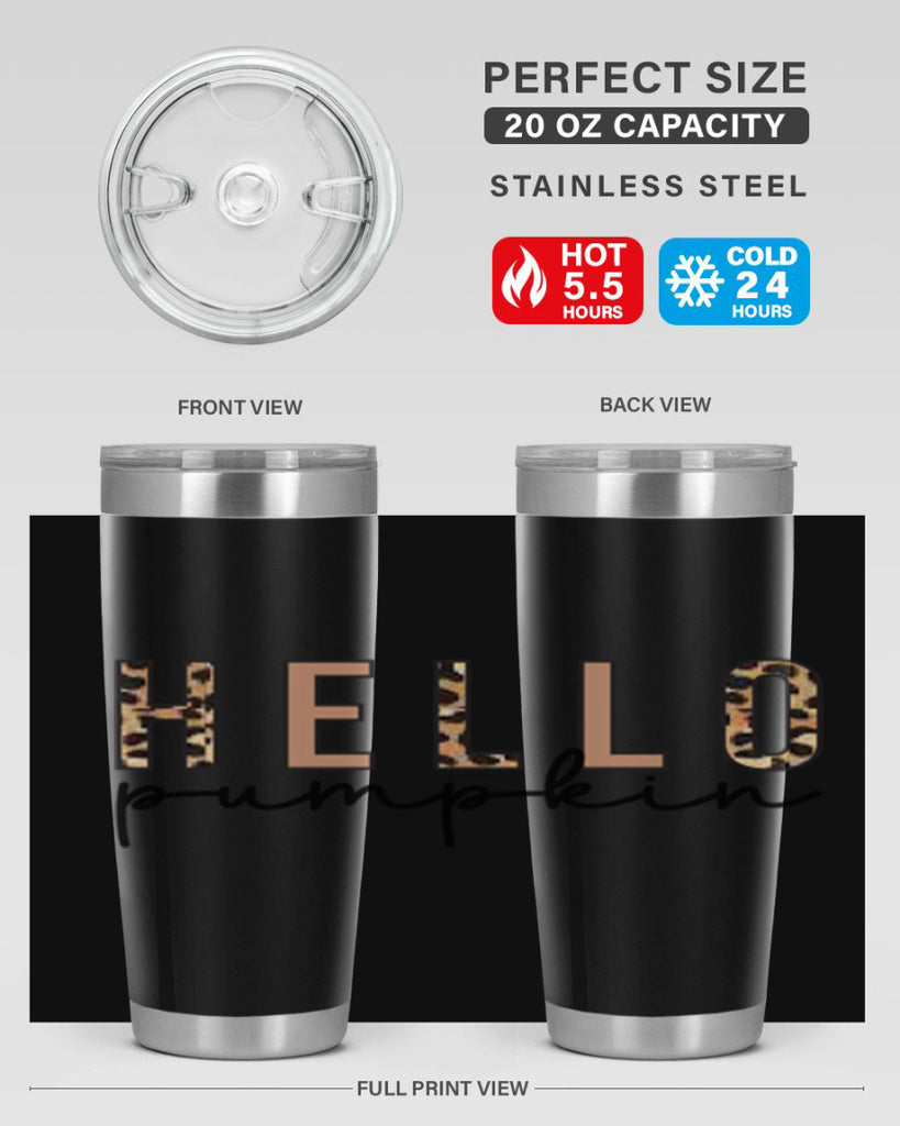 Hello Pumpkin Fall 291#- fall- Tumbler