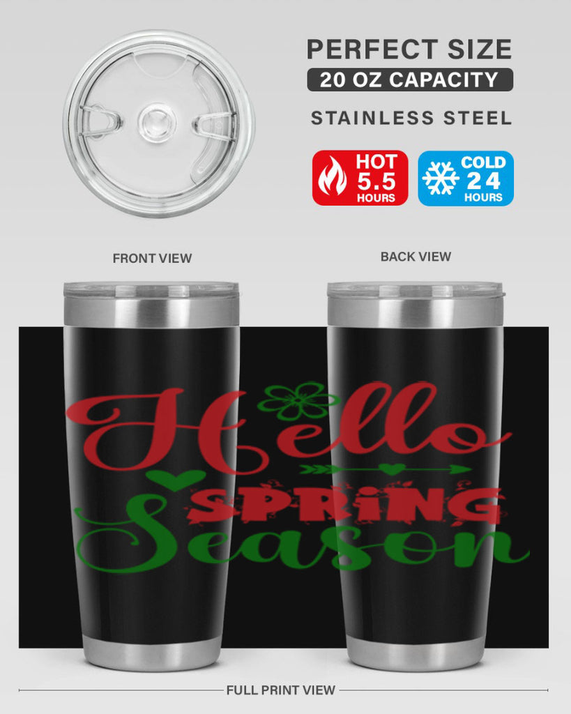 Hello Spring Season 224#- spring- Tumbler