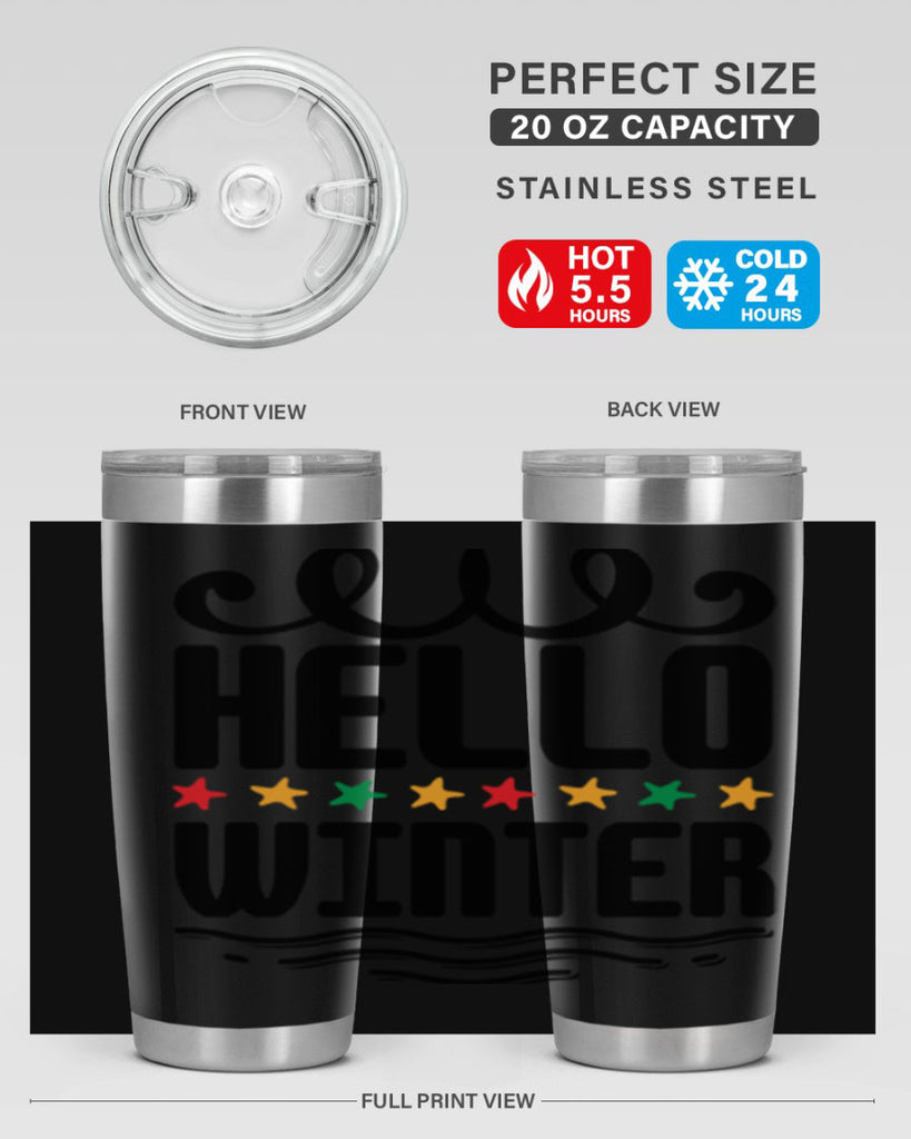 Hello Winter 185#- winter- Tumbler
