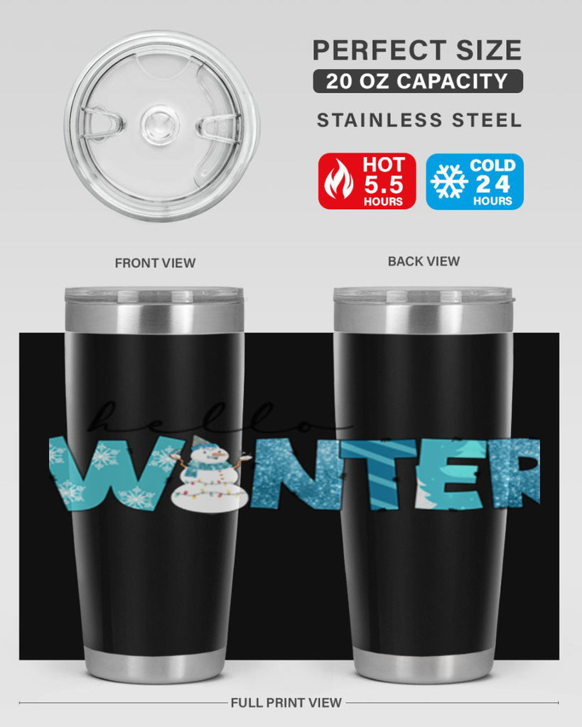 Hello Winter 188#- winter- Tumbler