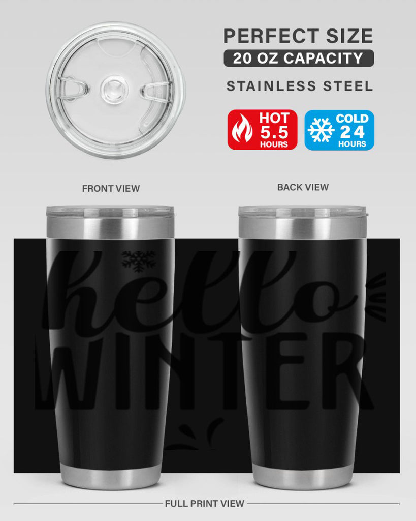 Hello Winter171#- winter- Tumbler