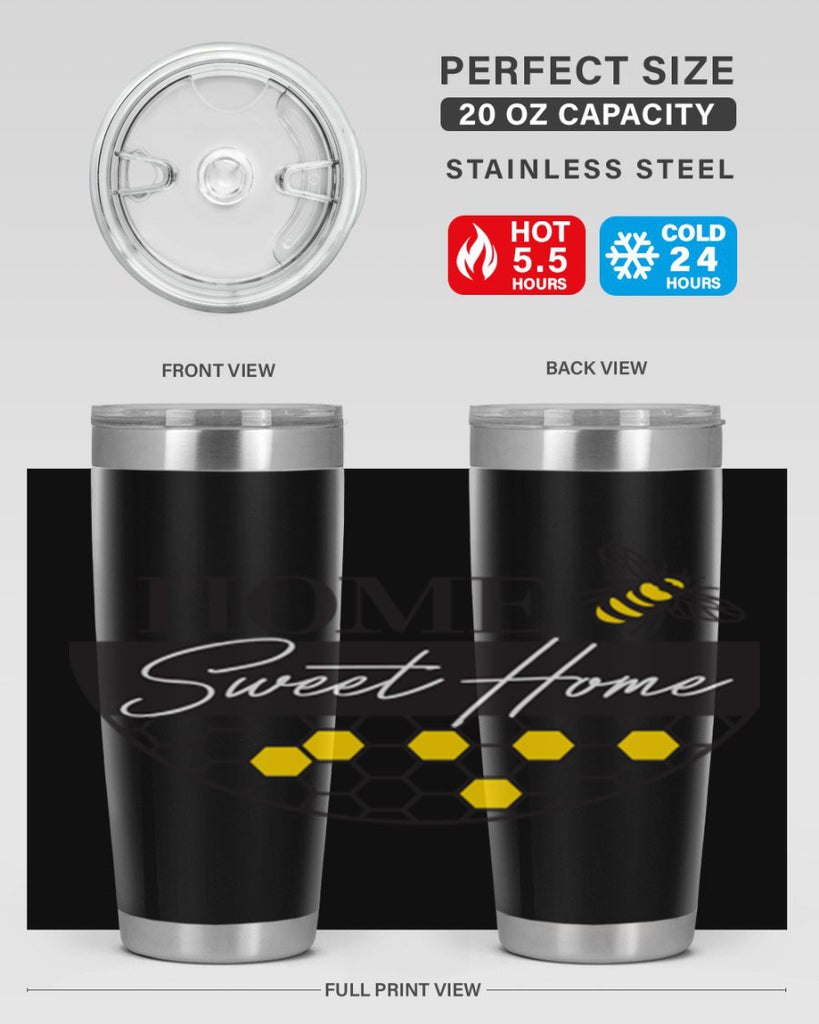 Home Sweet home bee and hive244#- spring- Tumbler