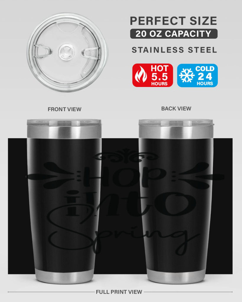 Hop into Spring 247#- spring- Tumbler
