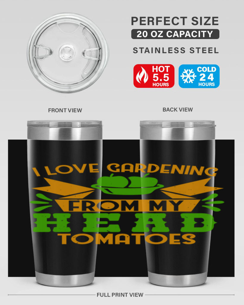 I love gardening from my head tomatoes 54#- farming and gardening- Tumbler
