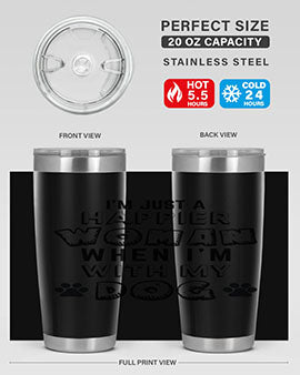 Im Just A Style 39#- dog- Tumbler