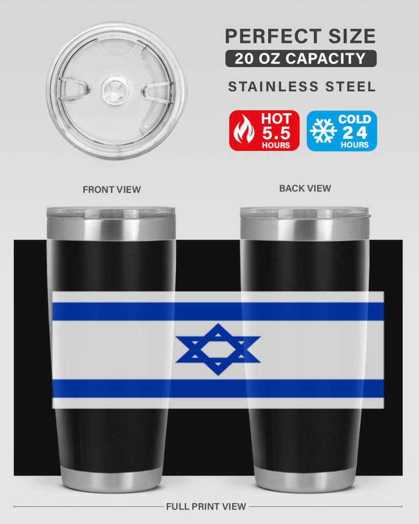 Israel 116#- world flags- Tumbler