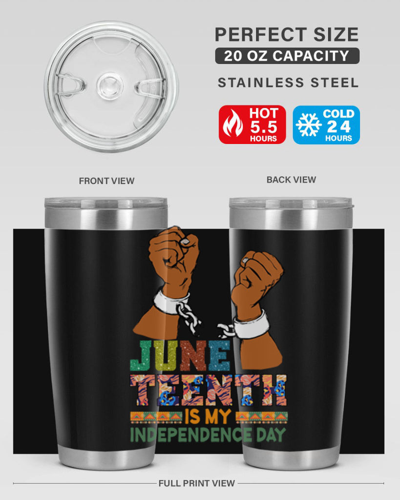 Juneteenth Is My Independence Day Png 29#- Juneteenth- tumbler