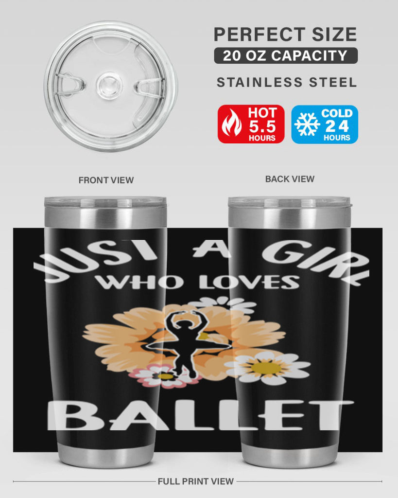 Just a Girl Who Loves Ballet 56#- ballet- Tumbler