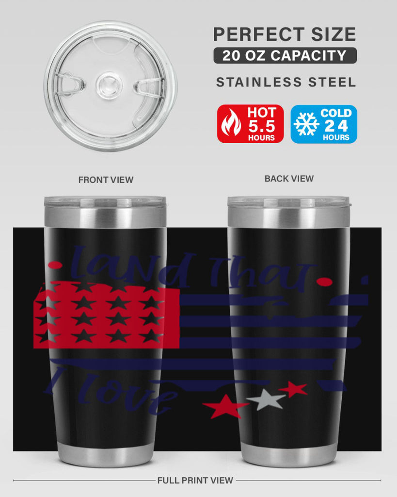 Land That I Love Style 158#- Fourt Of July- Tumbler