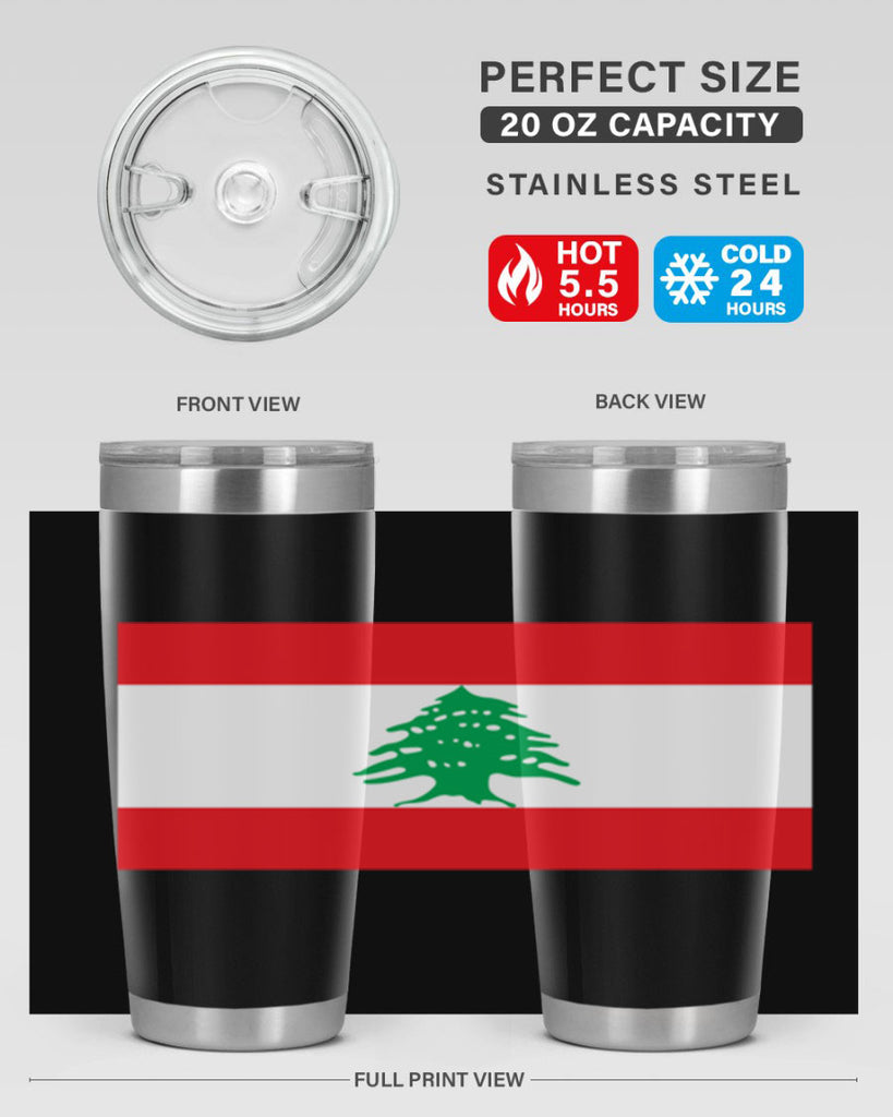 Lebanon 103#- world flags- Tumbler