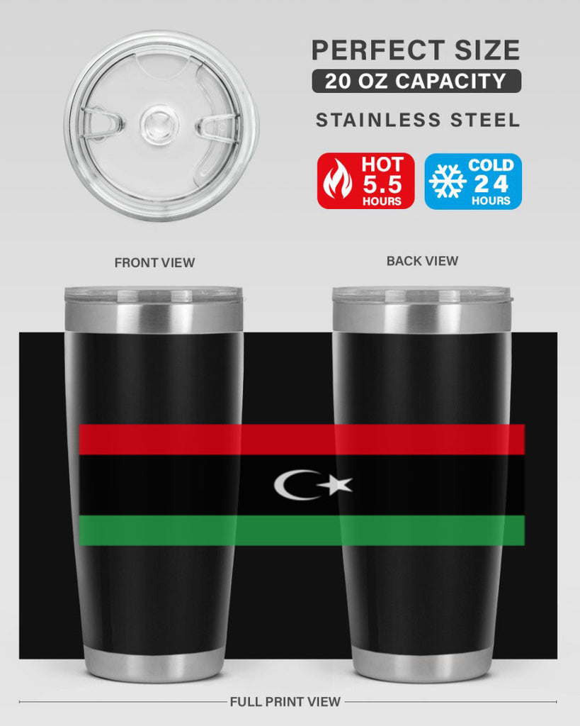 Libya 100#- world flags- Tumbler