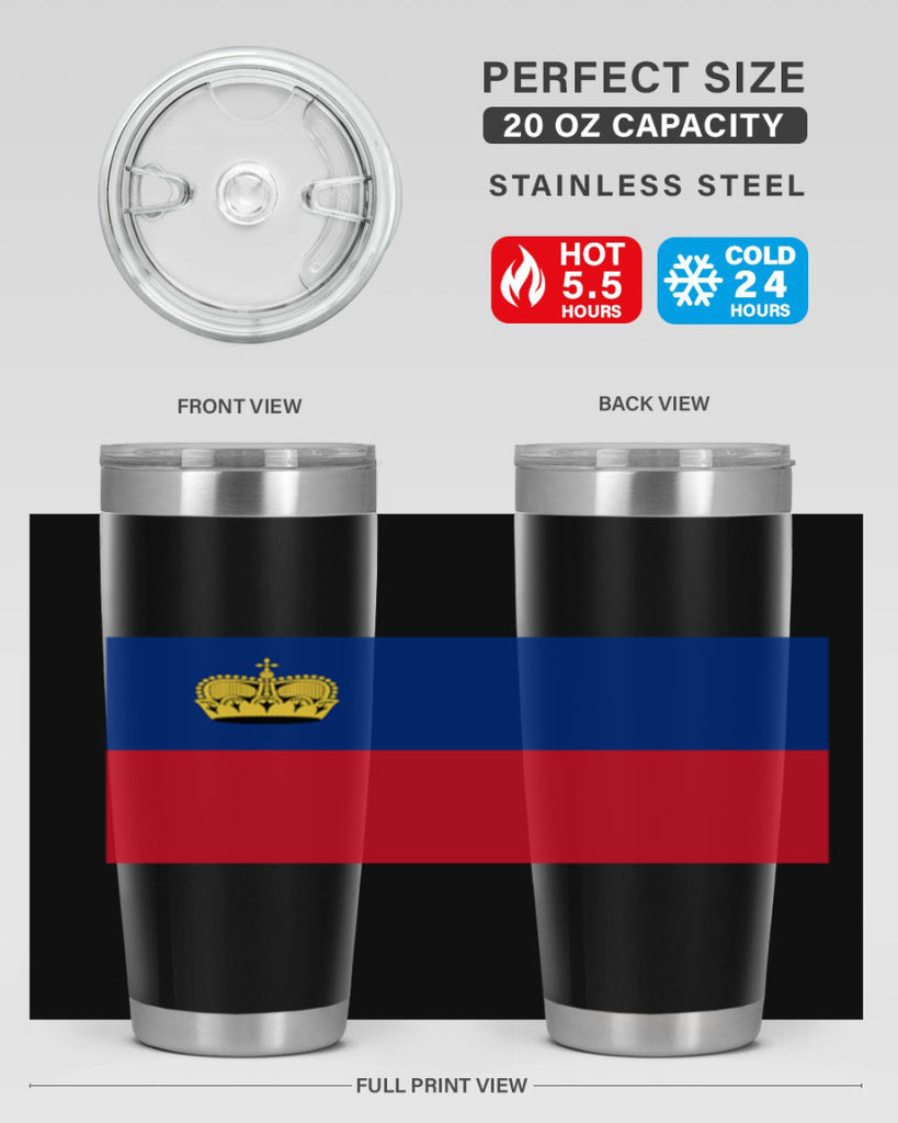 Liechtenstein 99#- world flags- Tumbler
