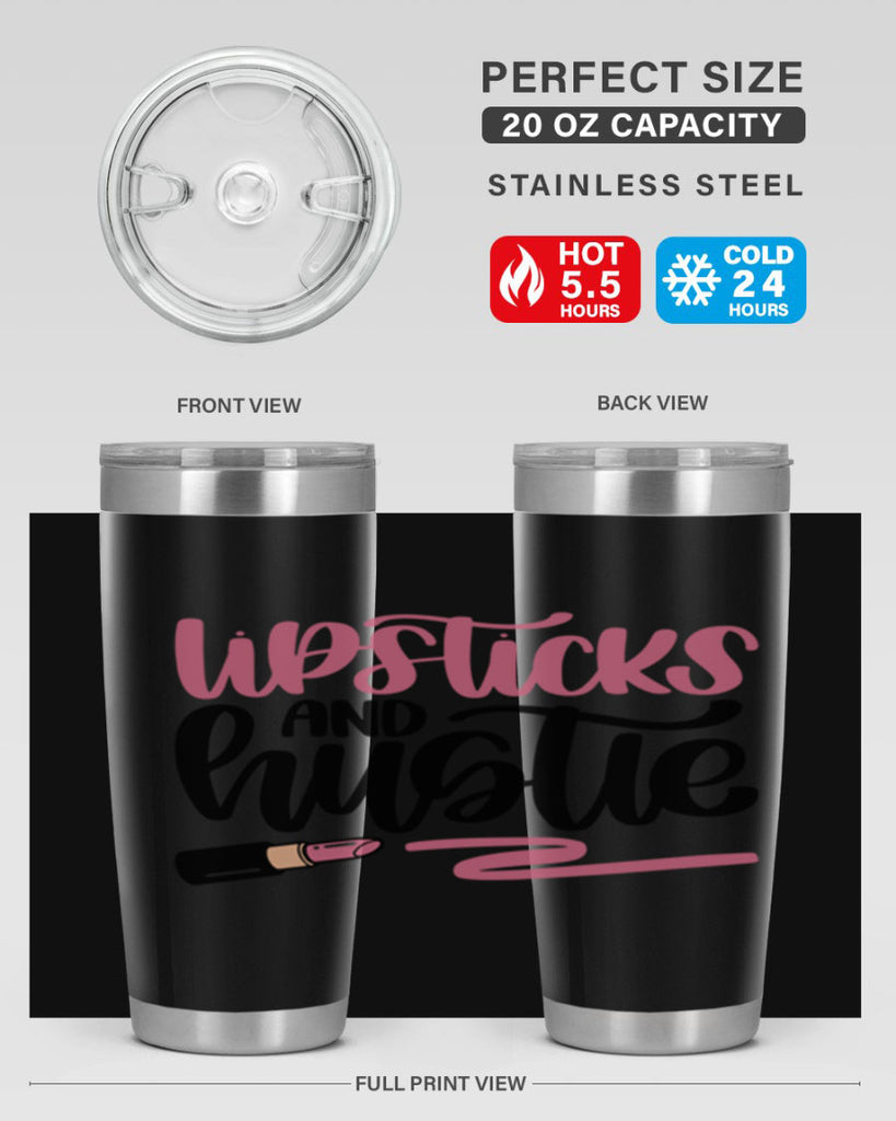 Lipstick And Hustie Style 59#- make up- Tumbler