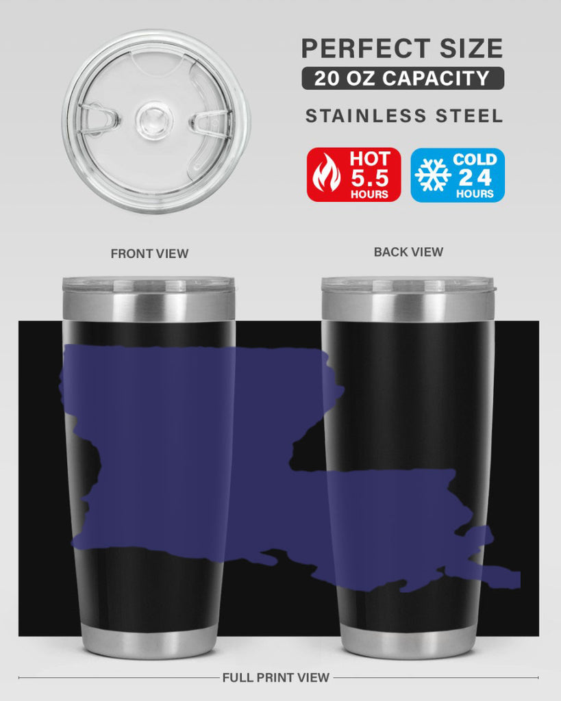 Louisiana 33#- stateflags- Tumbler