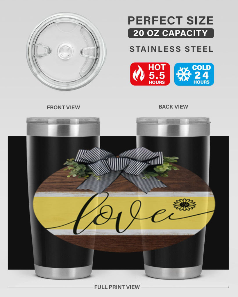 Love and daisy Mockup326#- spring- Tumbler