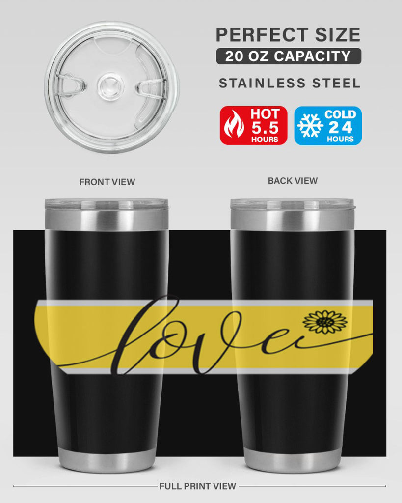 Love and daisy327#- spring- Tumbler