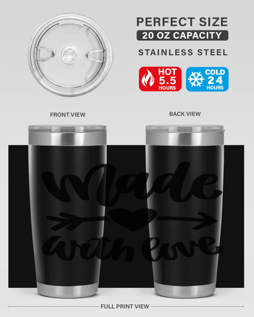 Made With Love Style 52#- baby- tumbler