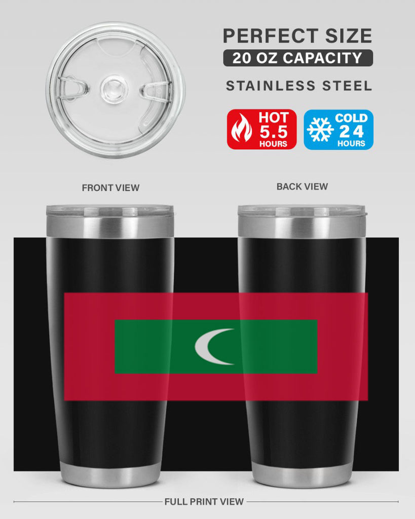 Maldives 93#- world flags- Tumbler
