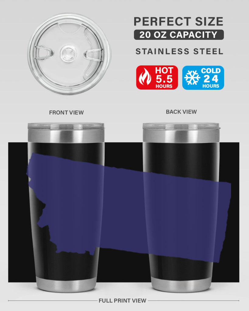 Montana 25#- stateflags- Tumbler