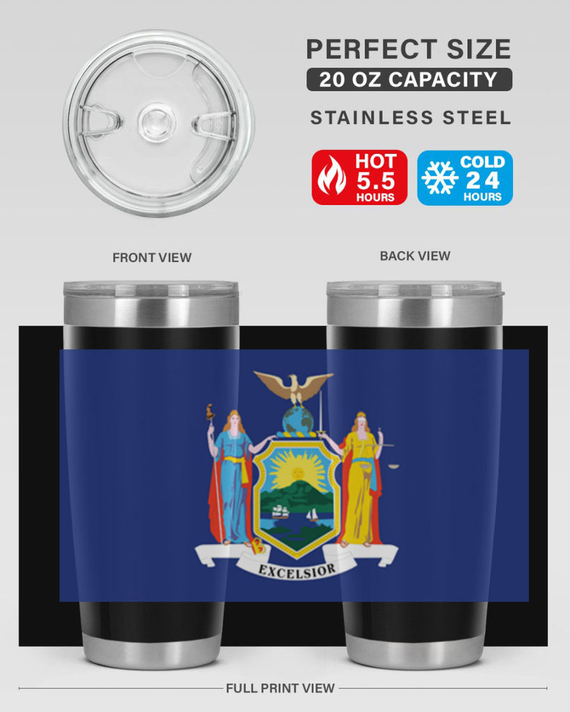 New York 20#- Us Flags- Tumbler