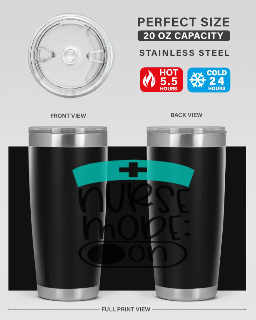 Nurse Mode On Style Style 103#- nurse- tumbler