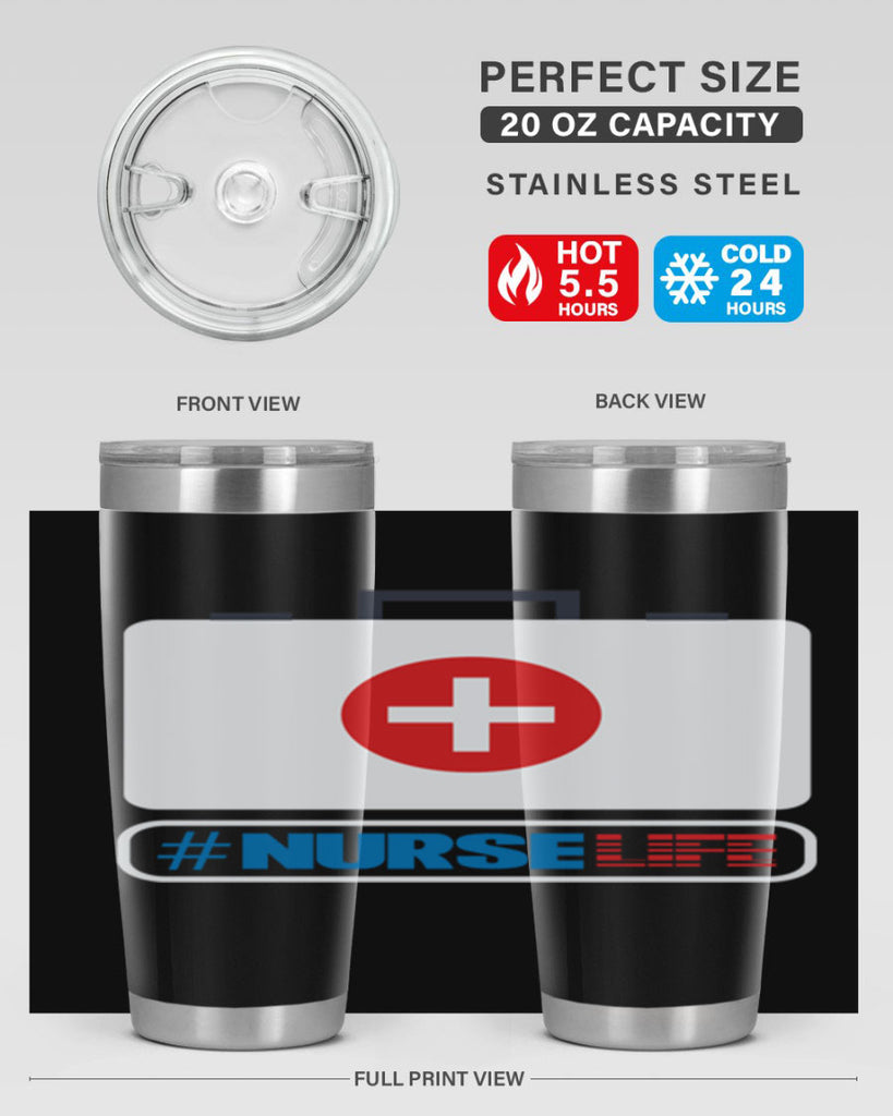 Nurse lifeTransperment png Style 405#- nurse- tumbler