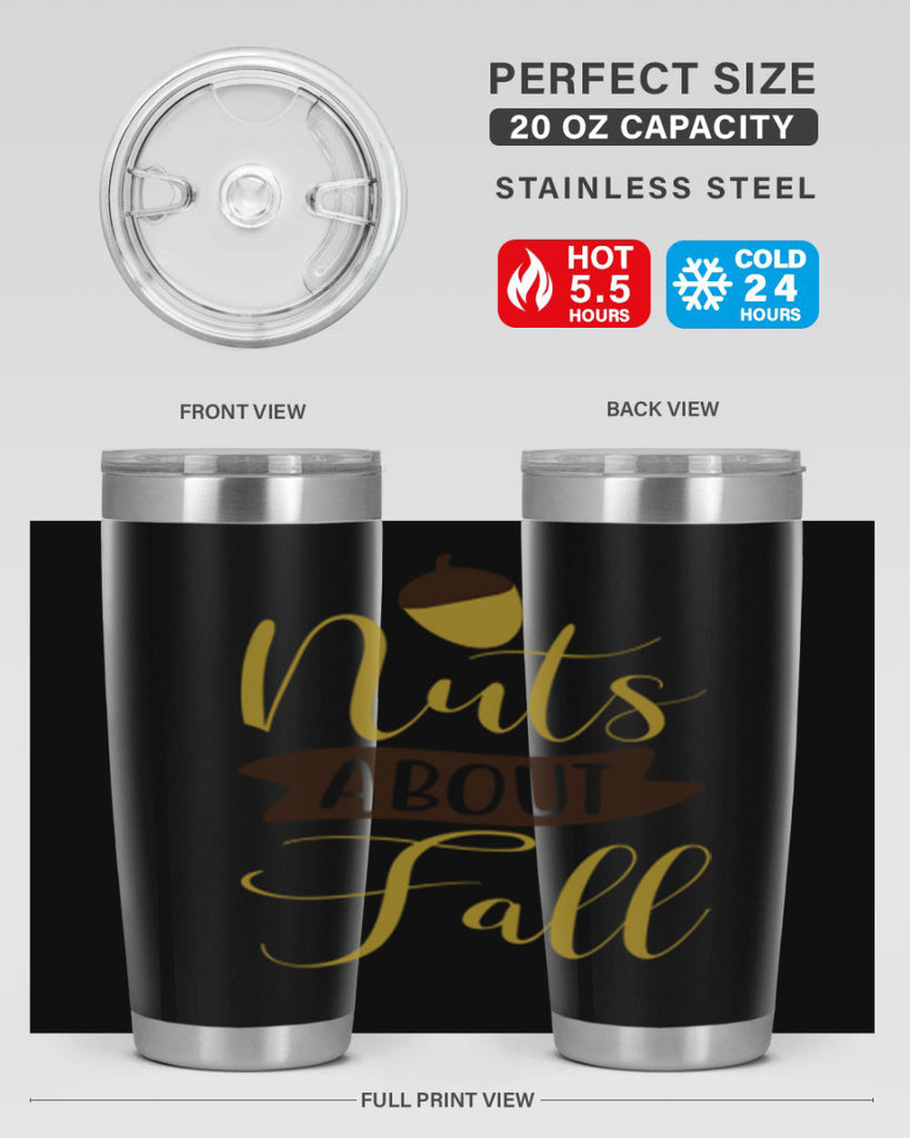 Nuts About Fall 442#- fall- Tumbler