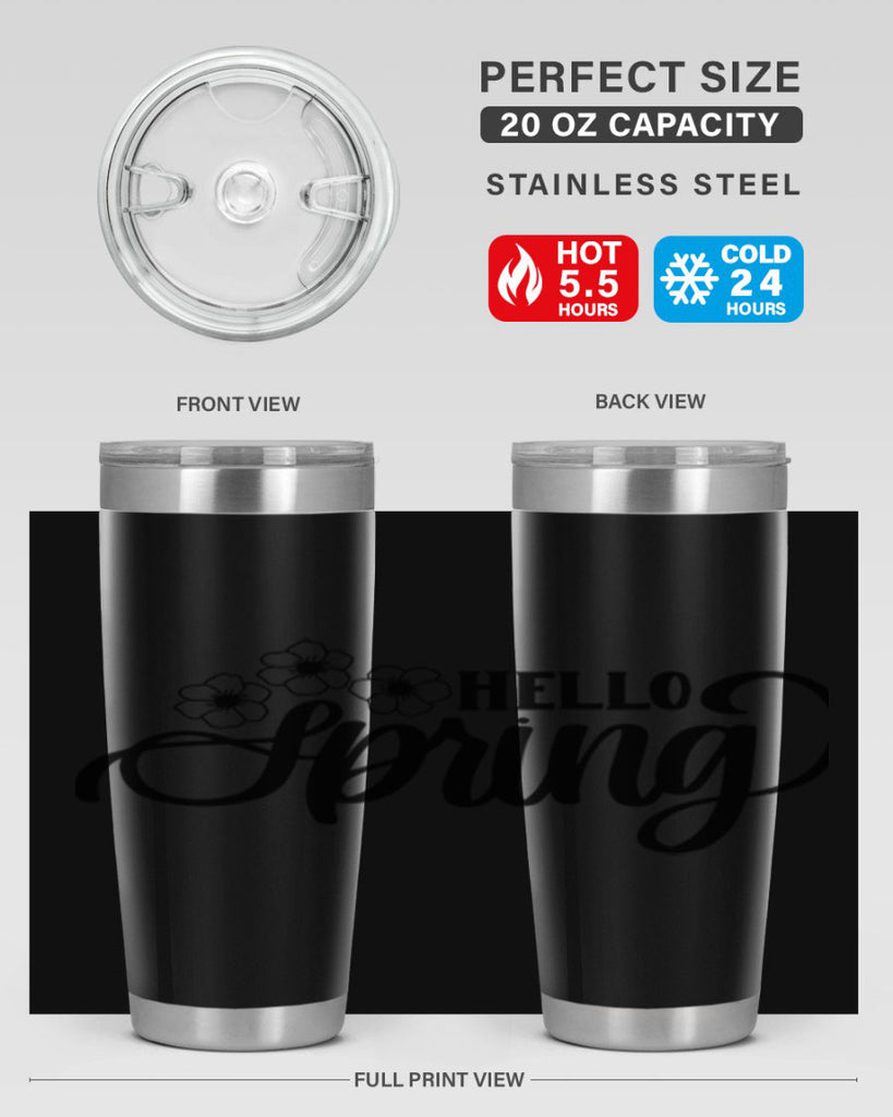 PNG_Hello Spring393#- spring- Tumbler