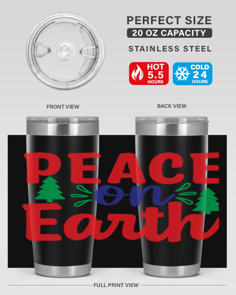 Peace on Earth 336#- winter- Tumbler