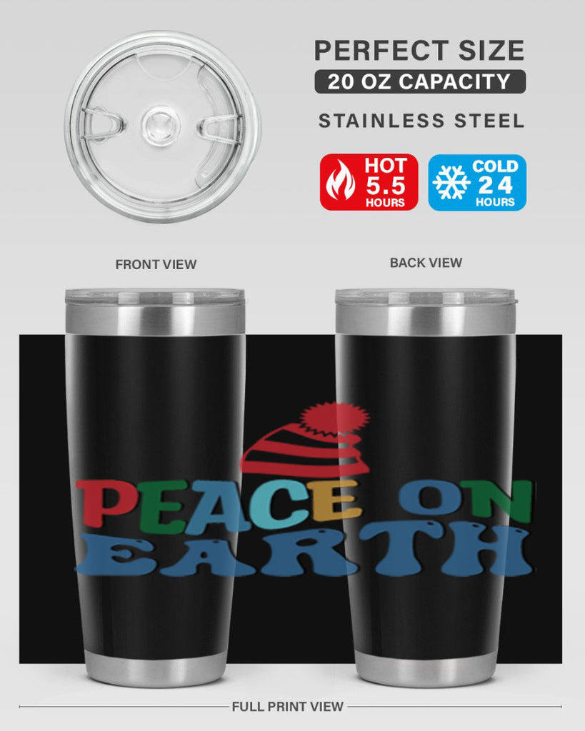 Peace on Earth 337#- winter- Tumbler