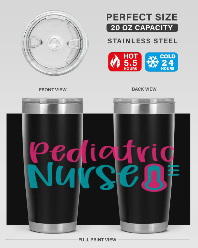 Pediatric Nurse Style 357#- nurse- tumbler
