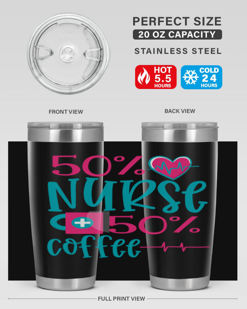 Percent Nurse Percent Coffee Style Style 60#- nurse- tumbler