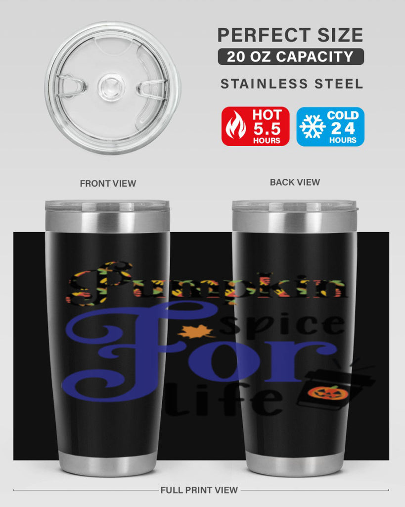 Pumpkinspiceforlife 566#- fall- Tumbler