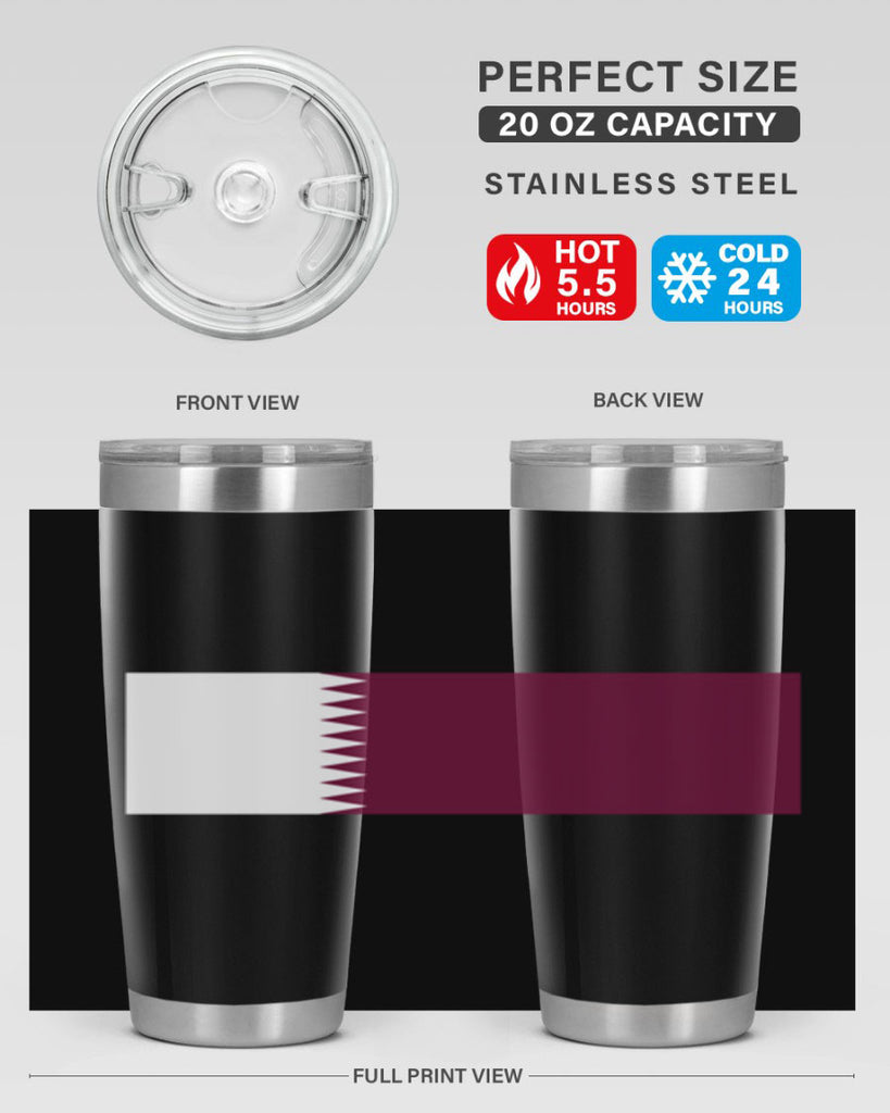 Qatar 56#- world flags- Tumbler