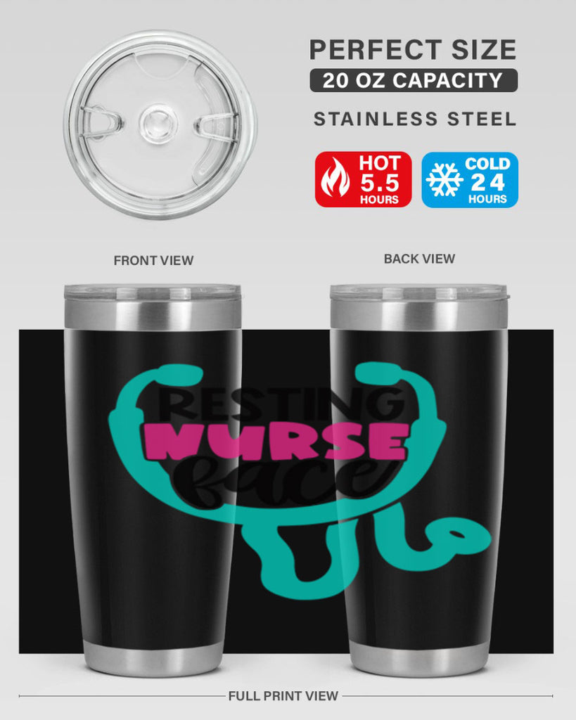 Resting Nurse Face Style Style 57#- nurse- tumbler