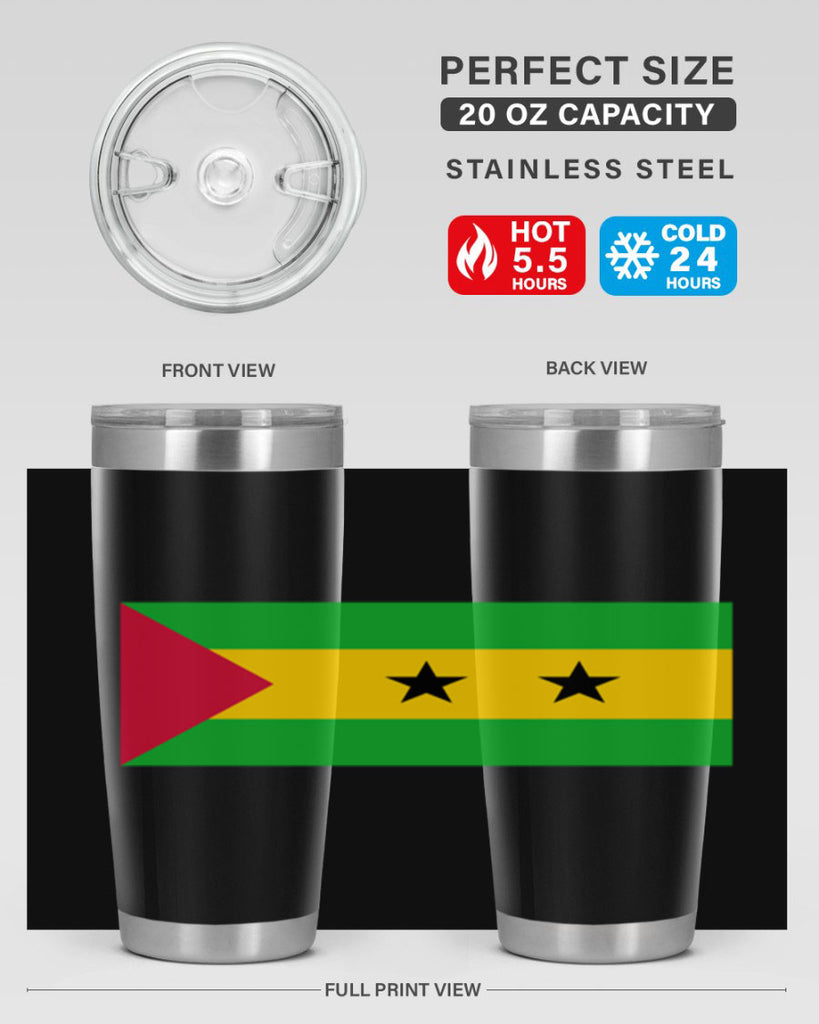 Sao Tome and Principe 47#- world flags- Tumbler