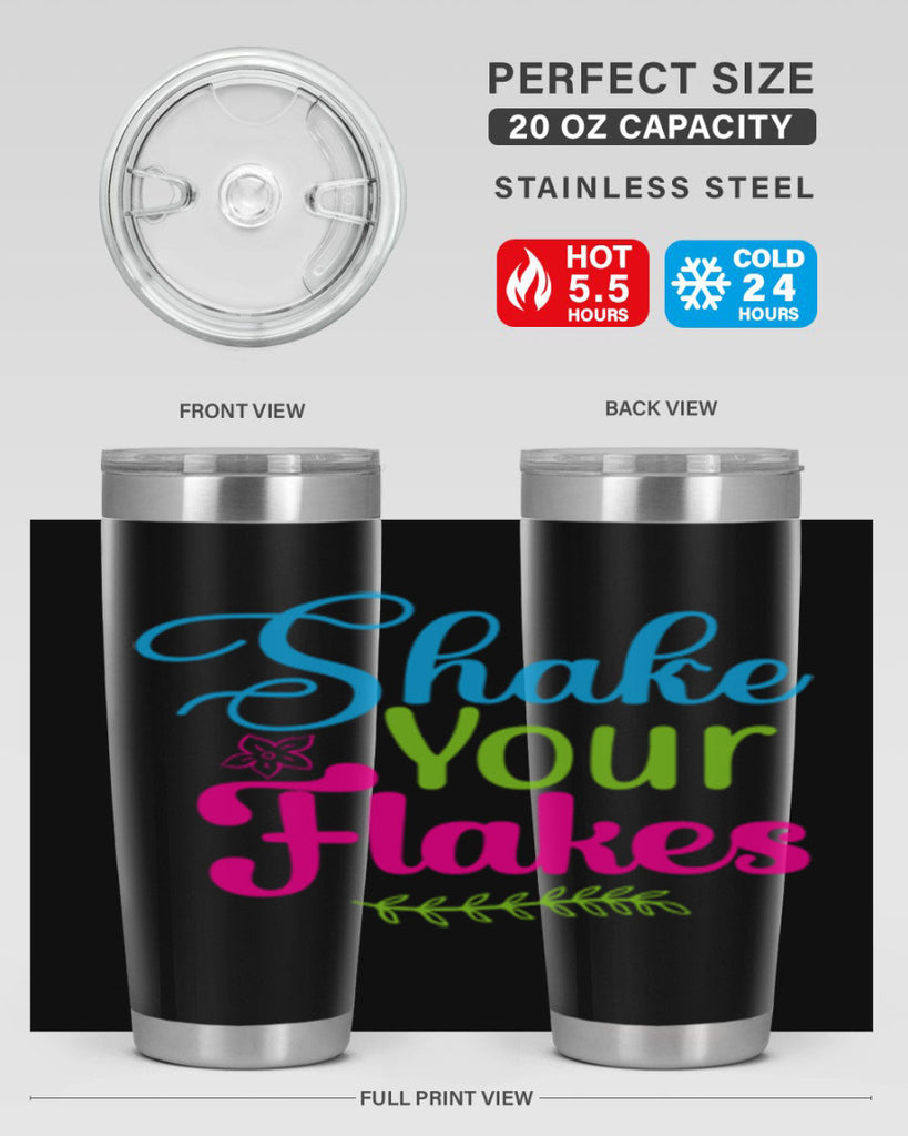 Shake Your Flakes 356#- winter- Tumbler