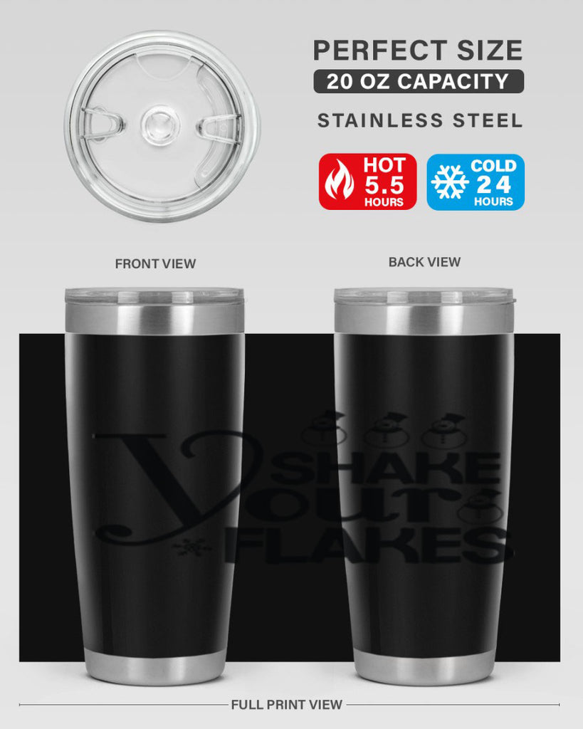 Shake Your Flakes 357#- winter- Tumbler