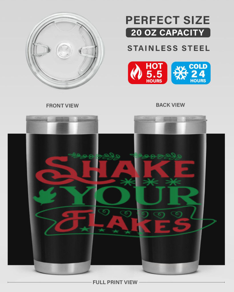 Shake Your Flakes 358#- winter- Tumbler
