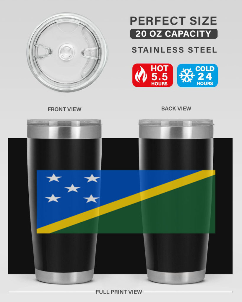 Solomon Islands 38#- world flags- Tumbler