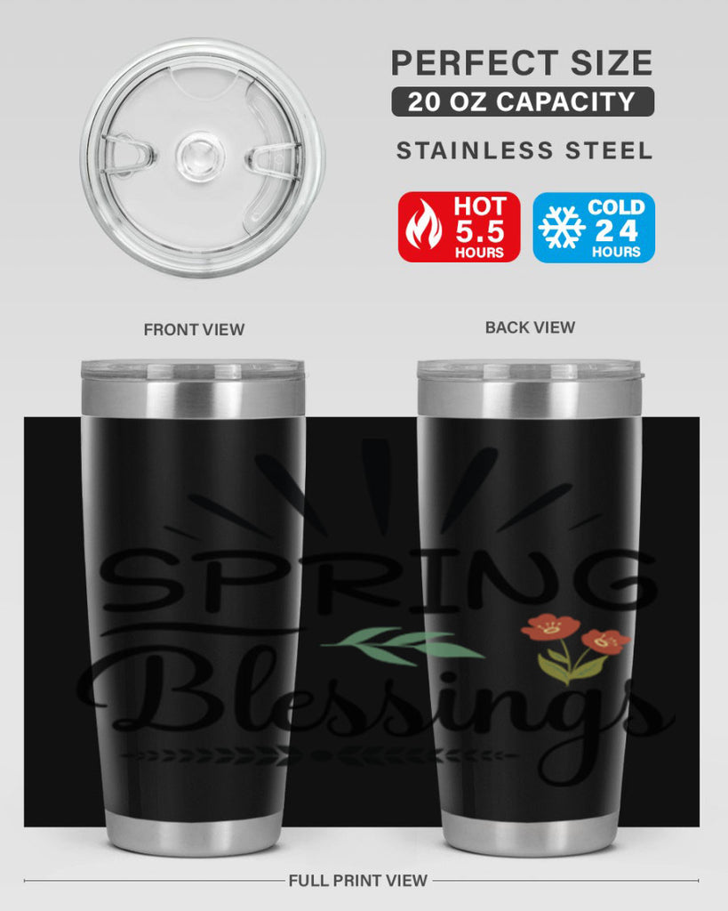 Spring Blessings  482#- spring- Tumbler