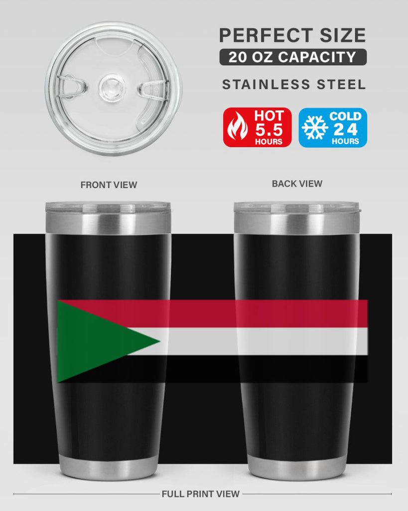 Sudan 31#- world flags- Tumbler