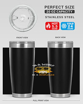 Sunflower Owl In A World A TurtleRabbit 18#- owl- Tumblers