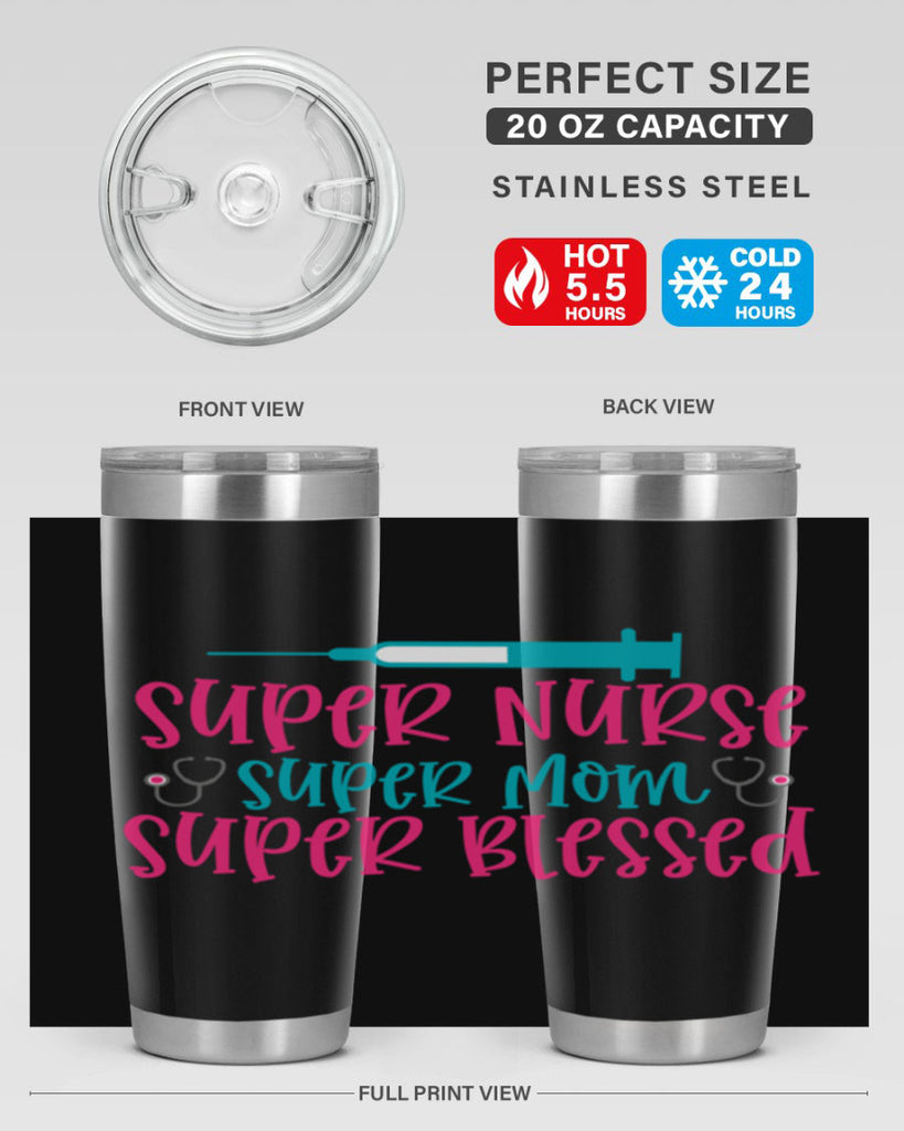 Super Nurse Super Mom Style 347#- nurse- tumbler