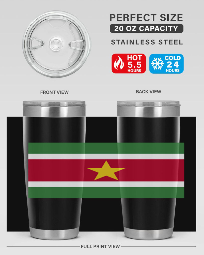 Suriname 30#- world flags- Tumbler