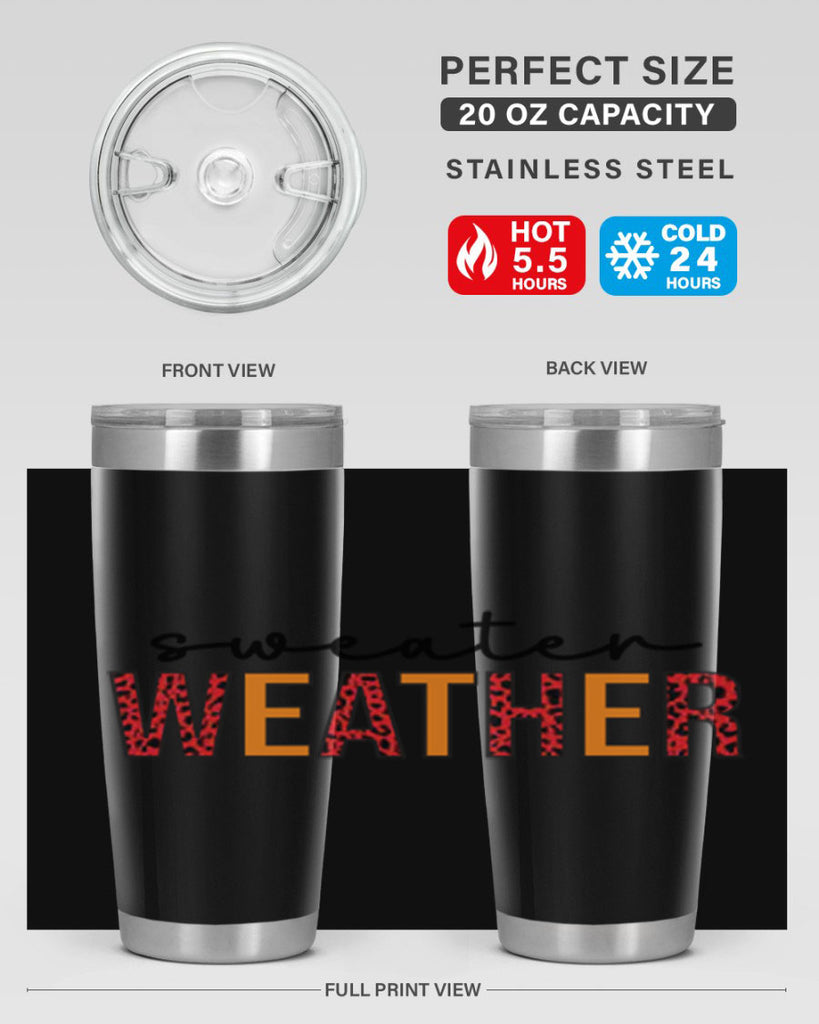 Sweater Weather 587#- fall- Tumbler