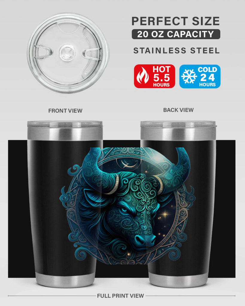 Taurus 485#- zodiac- Tumbler
