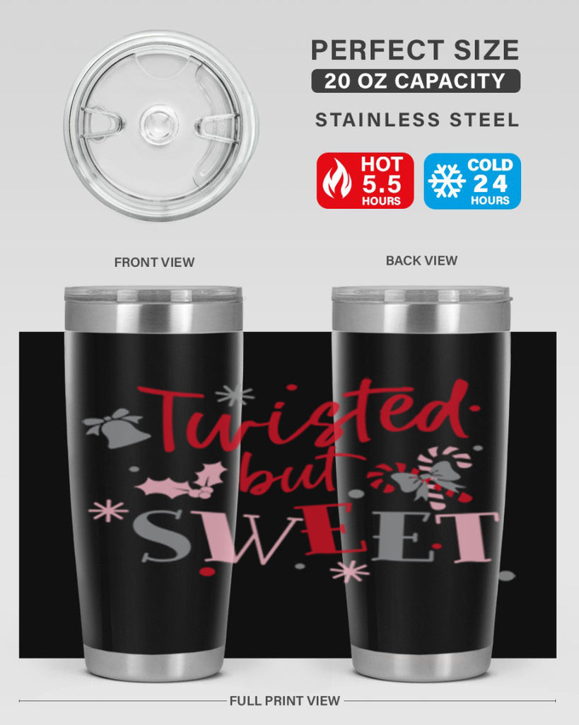 Twisted but sweet 424#- winter- Tumbler