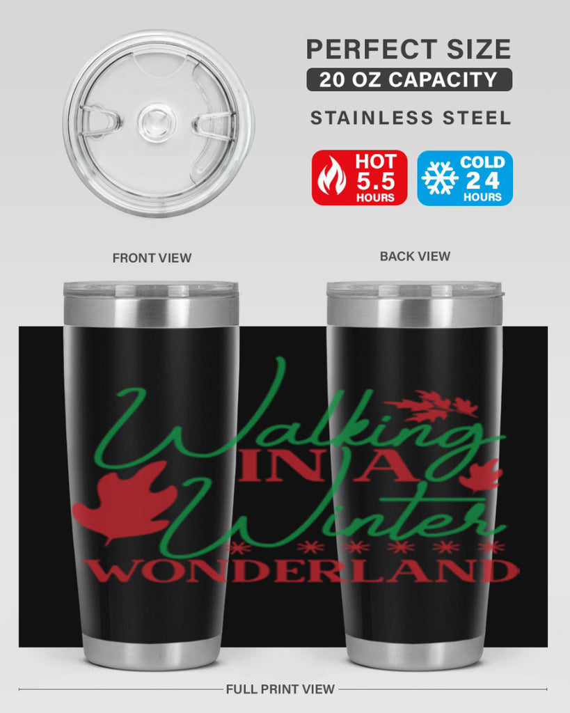 Walking In A Winter Wonderland 438#- winter- Tumbler