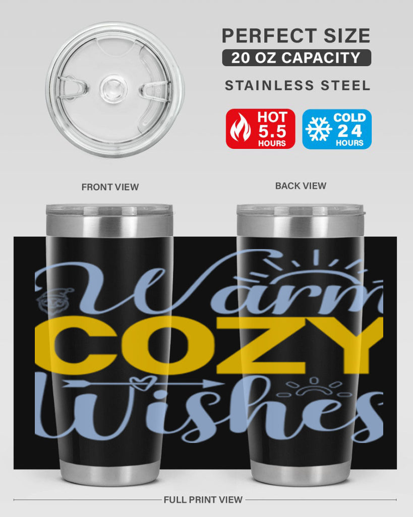 Warm cozy wishes447#- winter- Tumbler